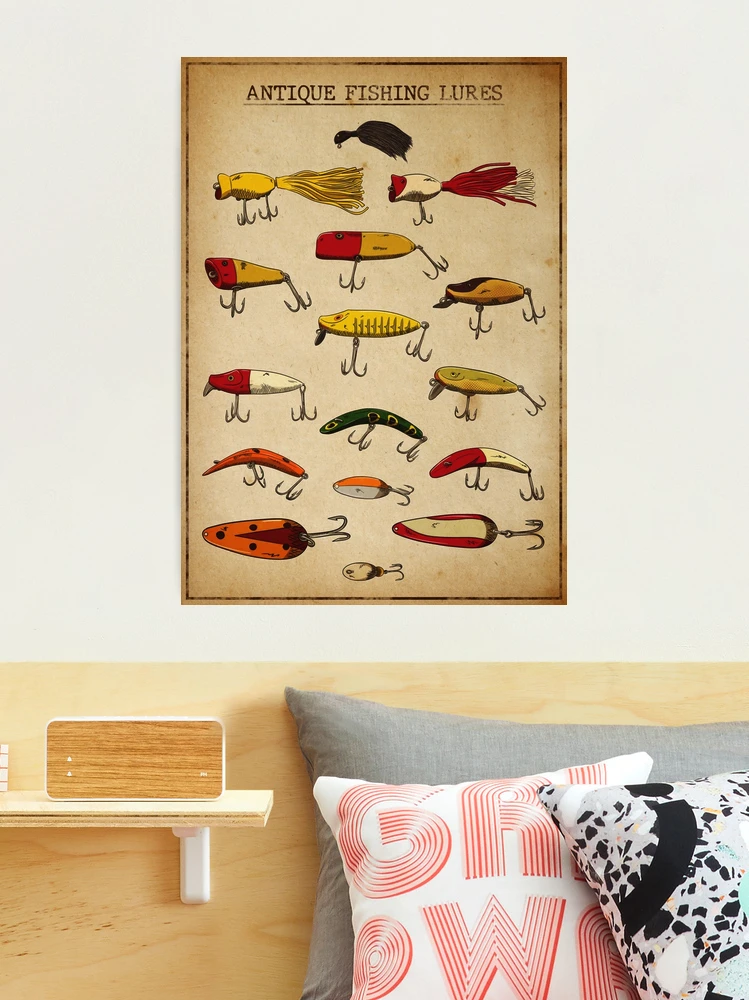 Vintage Fishing Lures Wall Art -  Singapore