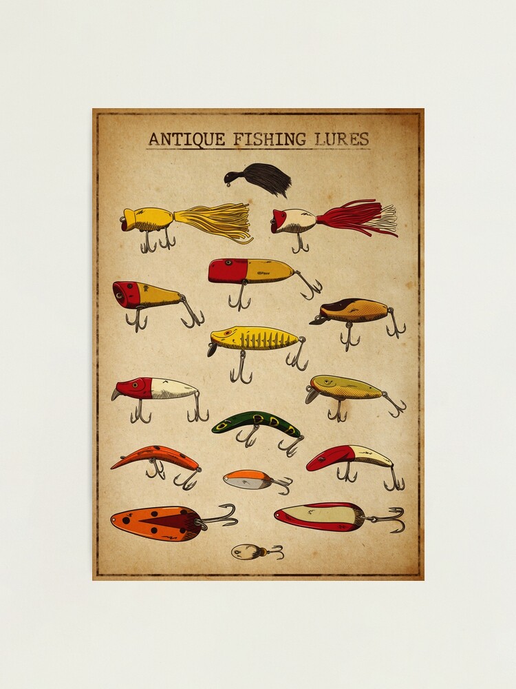 Fishing Lure artwork' Poster, picture, metal print, paint by Denny Fayana