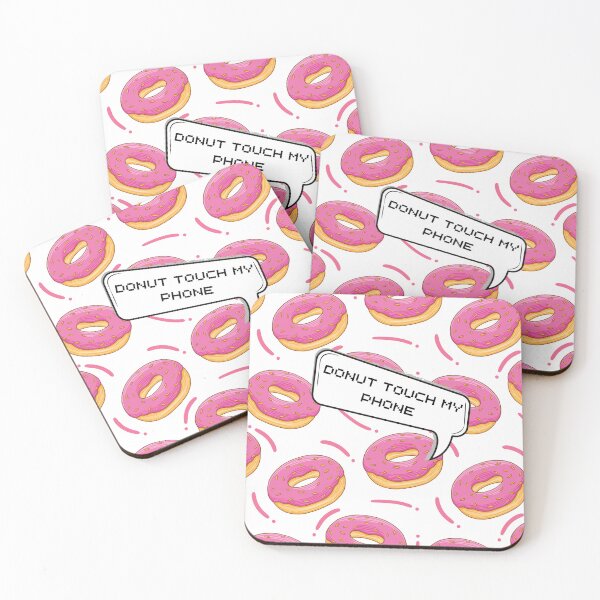 Item preview, Donut touch my phone designed and sold by Tanuja  Sharma.