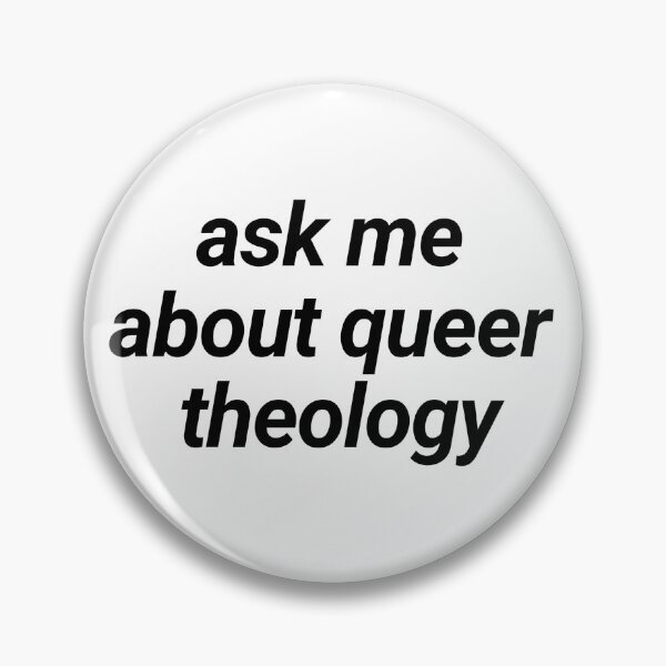 Item preview, Pregúntame sobre la teología queer designed and sold by sparkofsunshine.