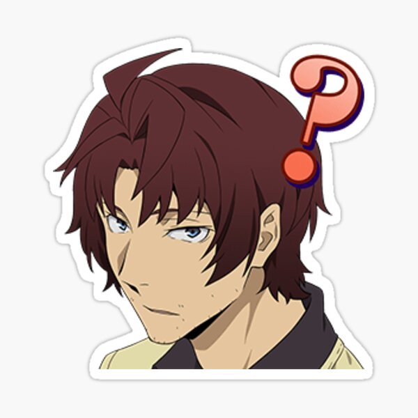 Odasaku confus Sticker