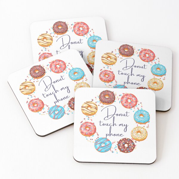 Item preview, Donut touch my phone designed and sold by Tanuja  Sharma.