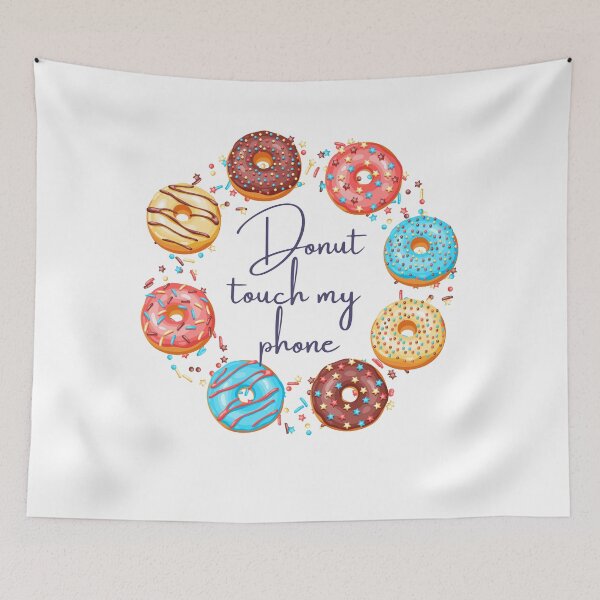 Item preview, Donut touch my phone designed and sold by Tanuja  Sharma.