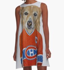 dog in sportwear A-Line Dress
