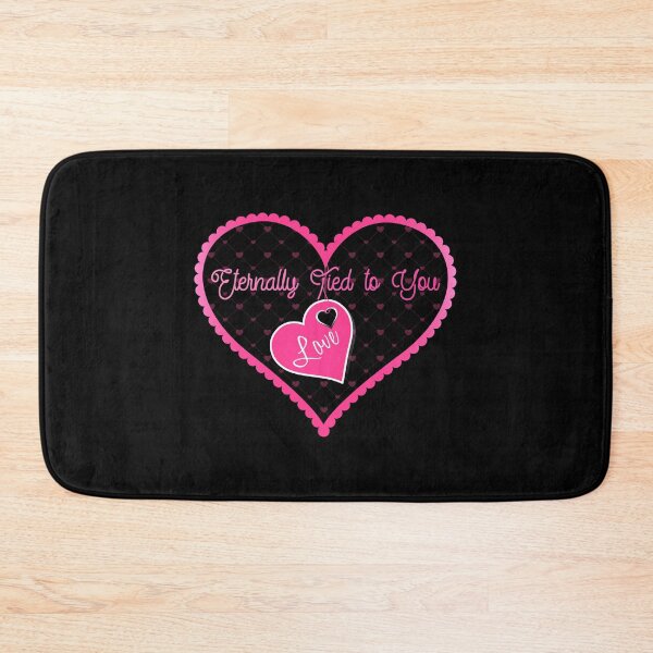 Item preview, Eternally Tied to You (Hot Pink on Black) designed and sold by PawsitiveMum.
