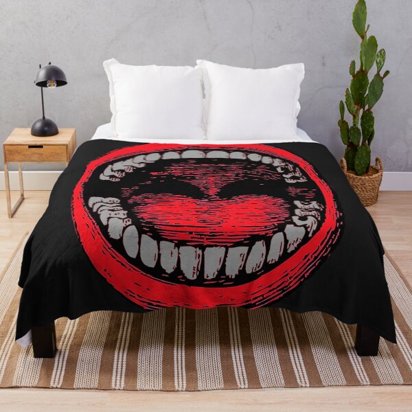Item preview, Open mouth, red lips, teeth, throat, tongue, smile, yell, sing, mouth wide open, open wide,  designed and sold by Nostrathomas66.