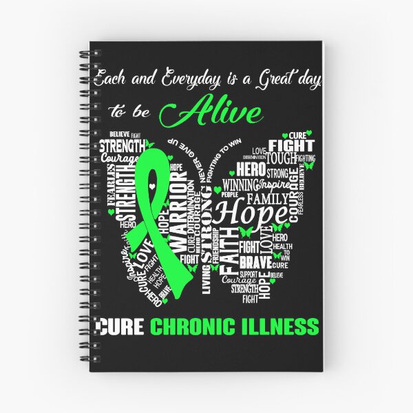 Item preview, Butterfly Ribbon Cure Chronic Illness Awareness designed and sold by Tadmab.
