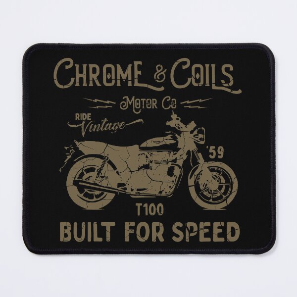 Item preview, Chrome and Coils Vintage Motorbike Motor Co - Built for Speed designed and sold by Chrome and Coils.