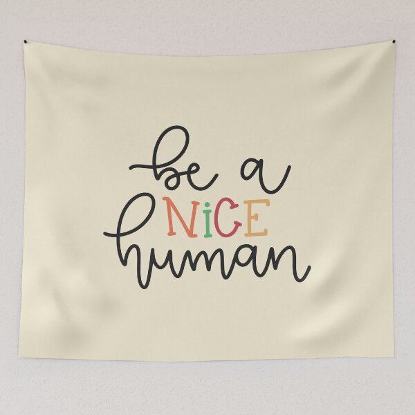Item preview, Be A Nice Human designed and sold by jothi-designers.