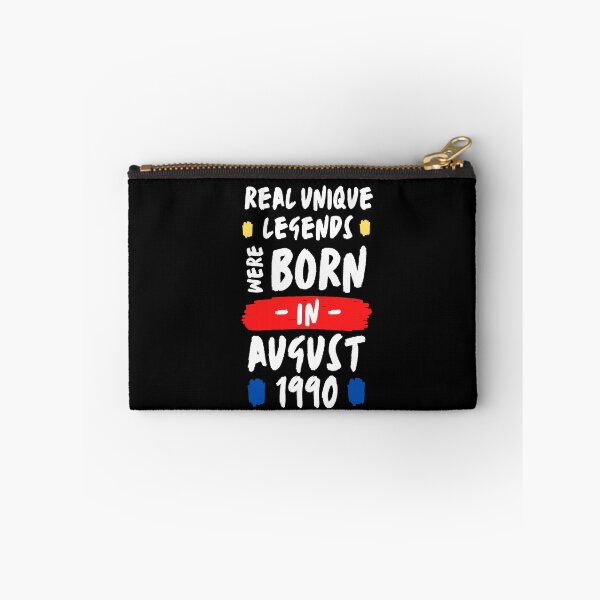 Item preview, legendary were born in august | real unique legends were born |  | unique born in 1990 | b-day 1990 designed and sold by wear4gamers.