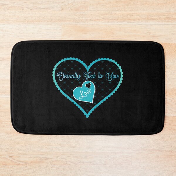 Item preview, Eternally Tied to You (Aqua on Black) designed and sold by PawsitiveMum.
