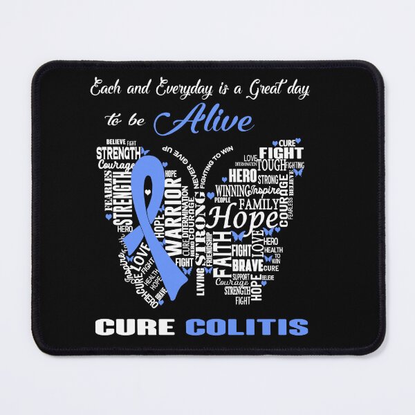 Item preview, Butterfly Ribbon Cure Colitis Awareness designed and sold by Tadmab.