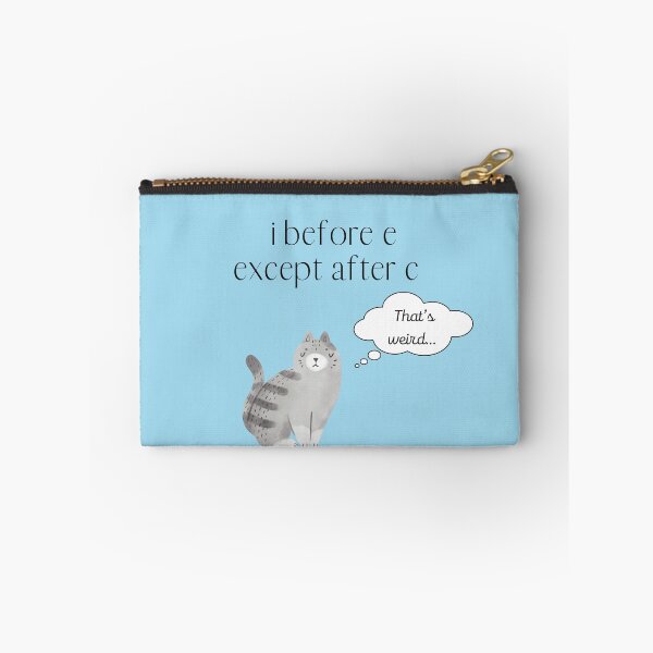 Item preview, Grammar Puss - I before e  designed and sold by BlakefourDesign.
