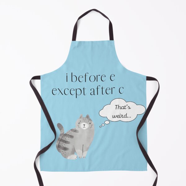 Item preview, Grammar Puss - I before e designed and sold by BlakefourDesign.