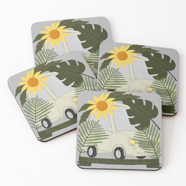 Item preview, being alone is totally okay designed and sold by karyavna.