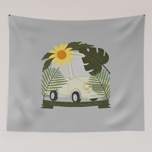 Item preview, being alone is totally okay designed and sold by karyavna.