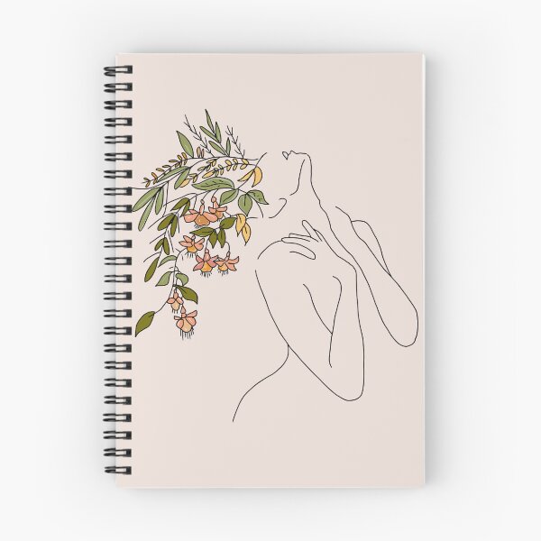 Item preview, Woman Flower Head Line Art designed and sold by PigGame.
