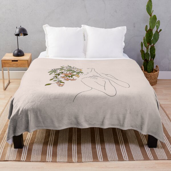Item preview, Woman Flower Head Line Art designed and sold by PigGame.
