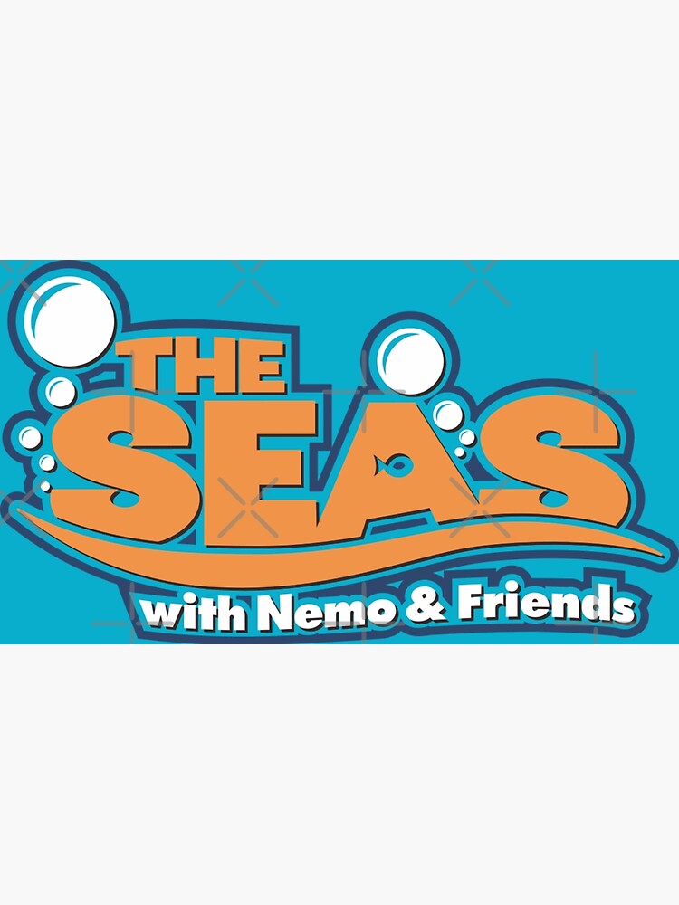 "The Seas with Nemo & Friends" Poster by FandomStadium | Redbubble