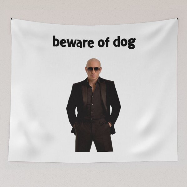 Item preview, Beware of Pitbull  designed and sold by SaoPaoLoMu.