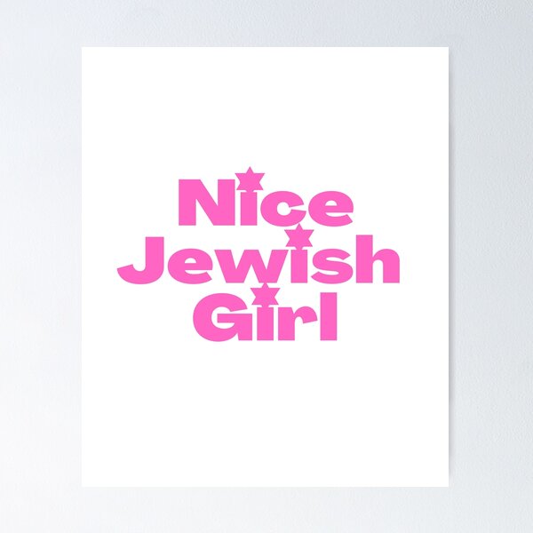 Item preview, Nice Jewish Girl pink designed and sold by NJGDesigns.