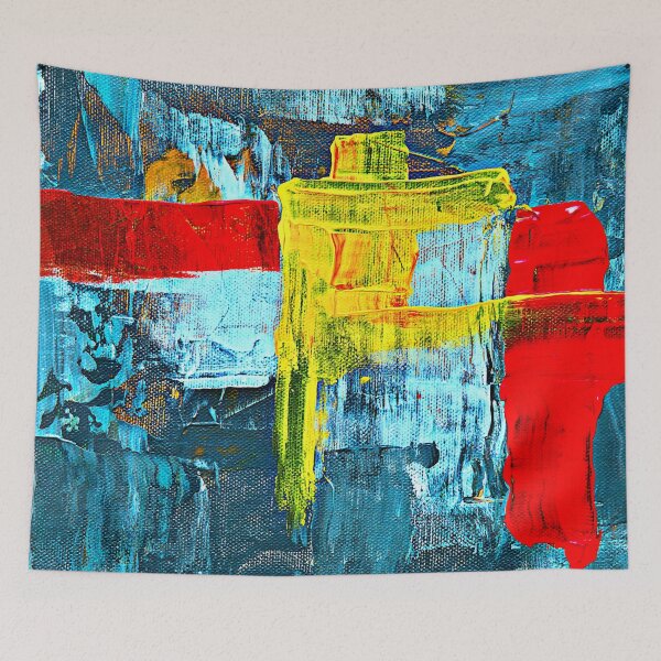 Item preview, Abstract Painting by Unkown Source and Digitally Color Enhanced designed and sold by RyanCaudell.