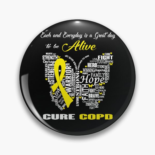 Item preview, Butterfly Ribbon Cure COPD Awareness designed and sold by Tadmab.
