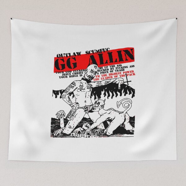 Item preview, GG Allin Outlaw Scum Vintage \m/ Design designed and sold by Prinoto33.