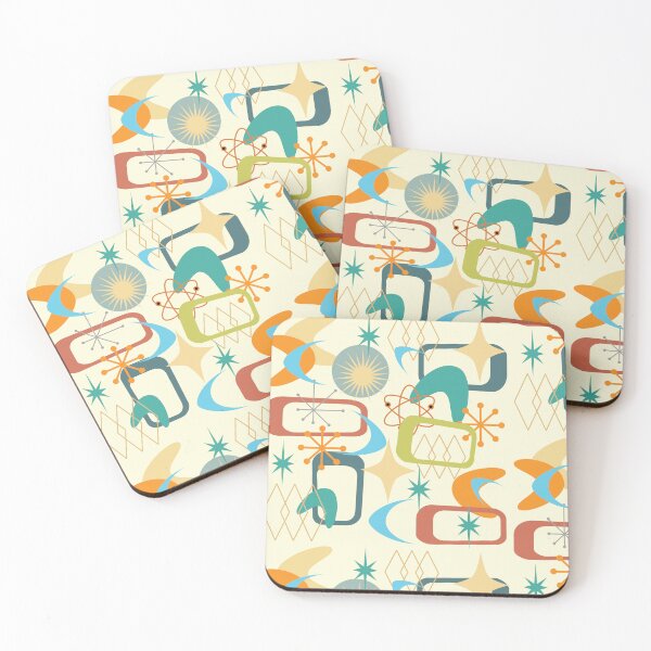 Item preview, The Atomic Age - Mid Century Modern - MCM -Vintage Shape Pattern  designed and sold by CattlettArt.