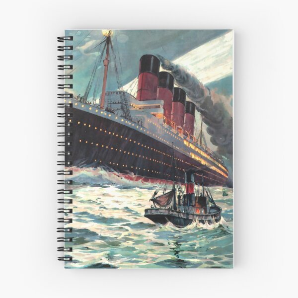 Item preview, VINTAGE OCEAN LINER TRAVEL POSTER designed and sold by Madjack Tees Kiwi SuperStore.