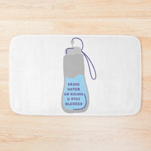 Item preview, DRINK WATER GO HIKING & STAY BLESSED  designed and sold by DiscoVibes.