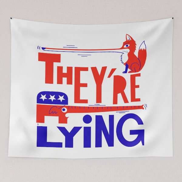 Item preview, FOX and the GOP are Lying designed and sold by Phil Marden.