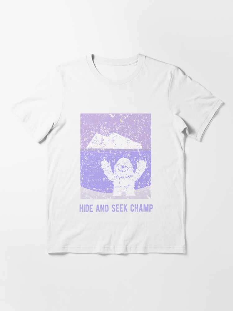 Yeti Mens Shirts, Big Foot Shirts, Hide and Seek Champion, Funny