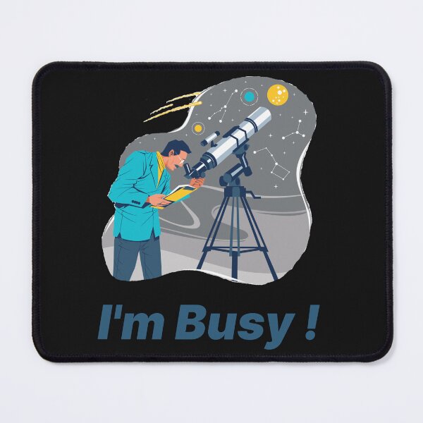 Item preview, Busy Astronomer At Telescope designed and sold by AstroWitster.