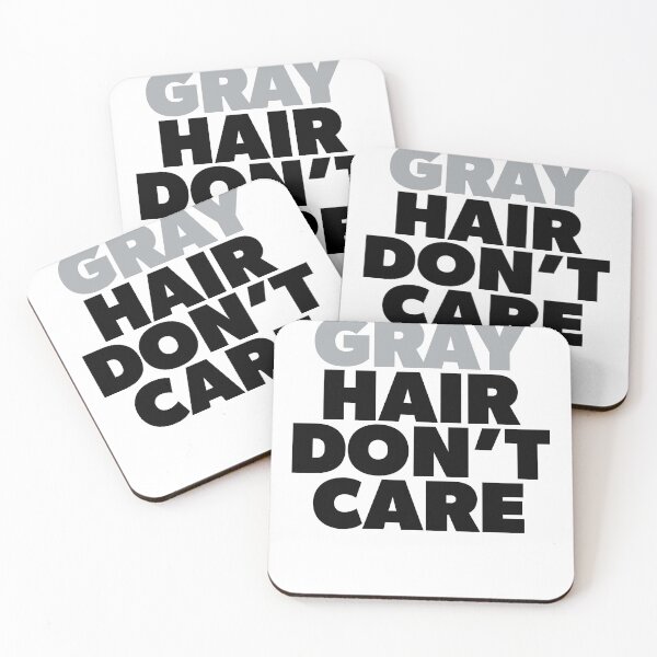 Item preview, Gray Hair Don't Care Natural Hair designed and sold by RoguePixel.