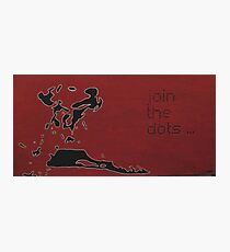 join the dots Photographic Print