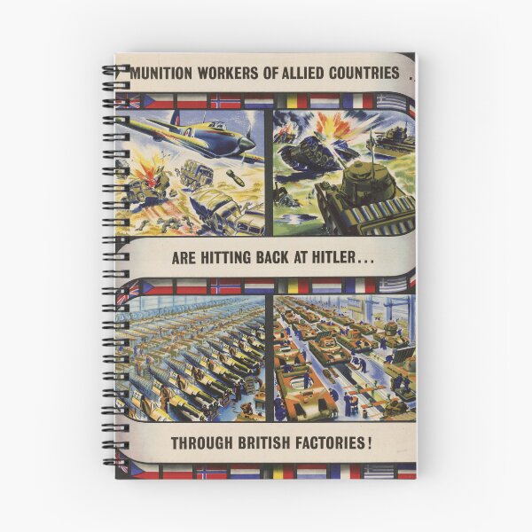 Aperçu de l'œuvre Les ouvriers des munitions des pays alliés répliquent à Hitler créée et vendue par Luke Mckinstry.