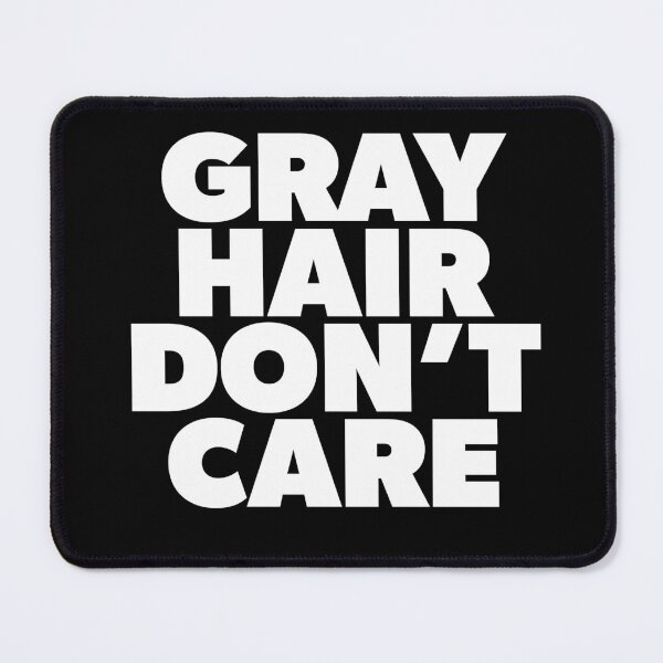 Item preview, Gray Hair Don't Care Gray Fox designed and sold by RoguePixel.