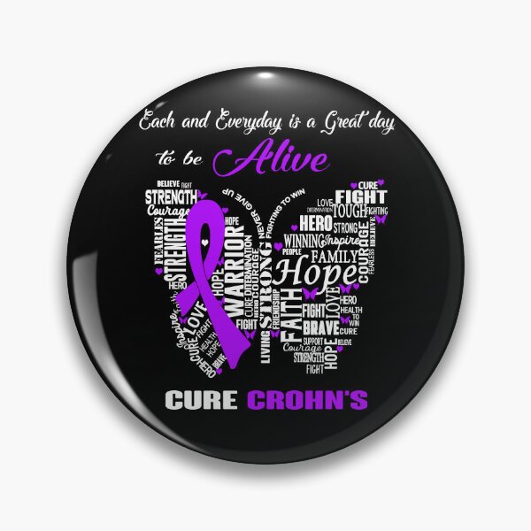 Item preview, Butterfly Ribbon Cure Crohn's Awareness designed and sold by Tadmab.
