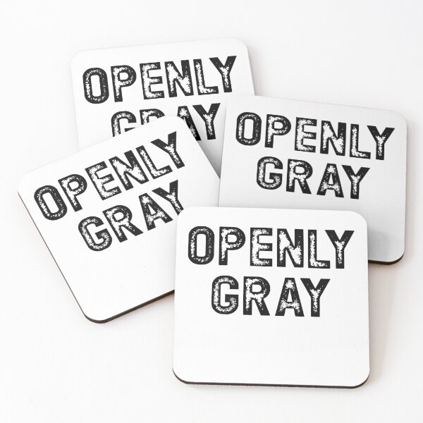 Item preview, Openly Gray Distressed Text designed and sold by RoguePixel.