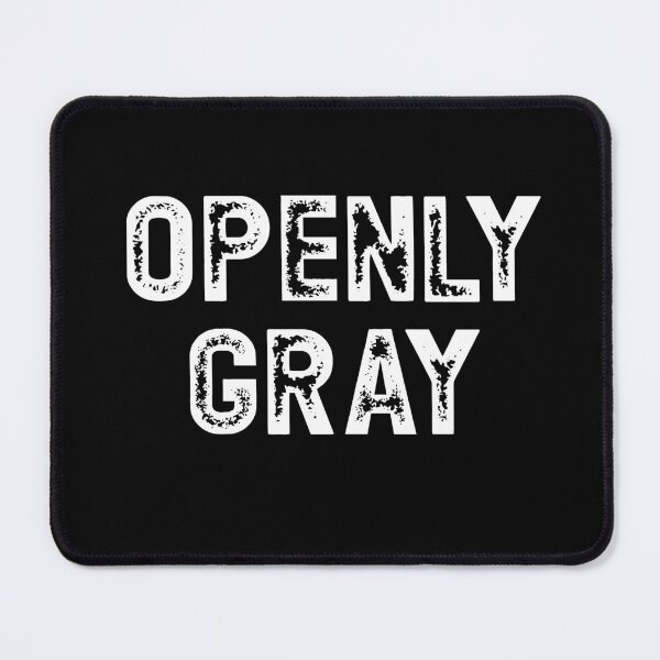 Item preview, Openly Gray White Distressed Text designed and sold by RoguePixel.