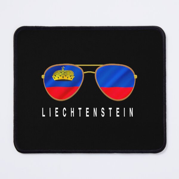 Item preview, Liechtenstein Sunglasses, Liechtenstein Flag Liechtensteine  designed and sold by AdiAnves.