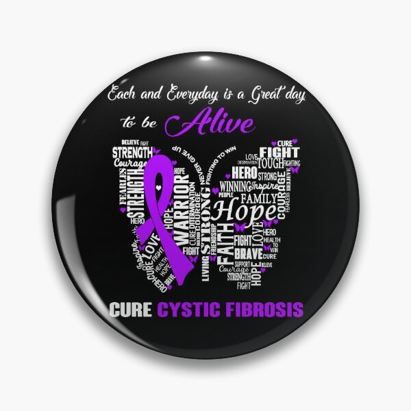 Item preview, Butterfly Ribbon Cure Cystic Fibrosis Awareness designed and sold by Tadmab.