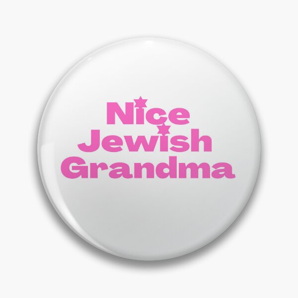 Item preview, Nice Jewish Grandma pink designed and sold by NJGDesigns.
