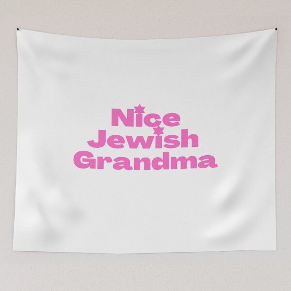 Item preview, Nice Jewish Grandma pink designed and sold by NJGDesigns.