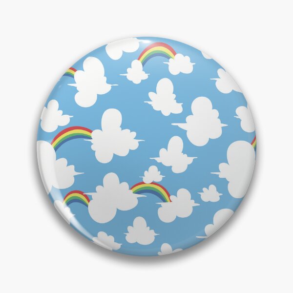 Item preview, Rainbow Clouds pattern designed and sold by SubtleSplit.