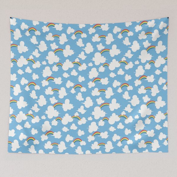 Item preview, Rainbow Clouds pattern designed and sold by SubtleSplit.