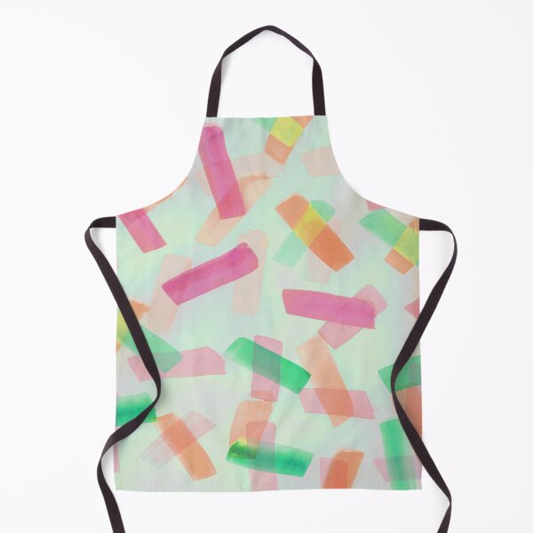 Artikelvorschau, Abstraktes modernes handgezeichnetes Aquarell bunte rosa orange grüne gelbe Linien Streifenmuster entworfen und verkauft von wenjunior.