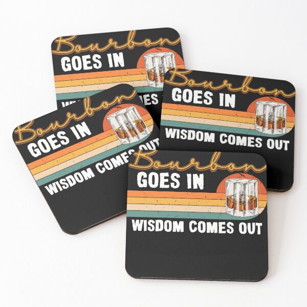Item preview, Bourbon Goes In Wisdom Comes Out Drinking Vintage designed and sold by DENISDBRA38.