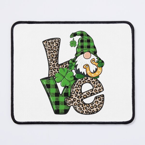 Item preview, Shamrock Gnome LOVE designed and sold by SweetThreads79.